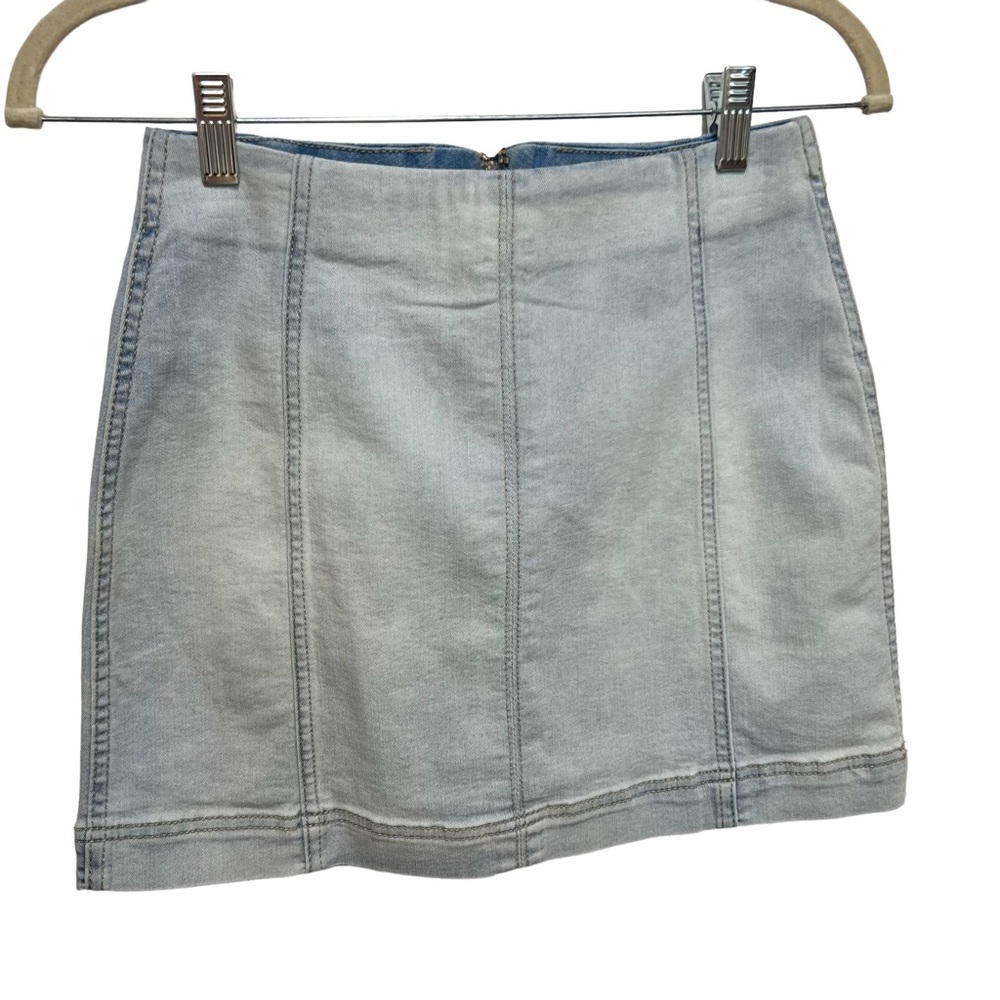Wild Fable Mini Denim Jean Skirt Light Wash, Size 4